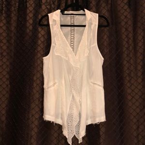 Free People Linen Vest